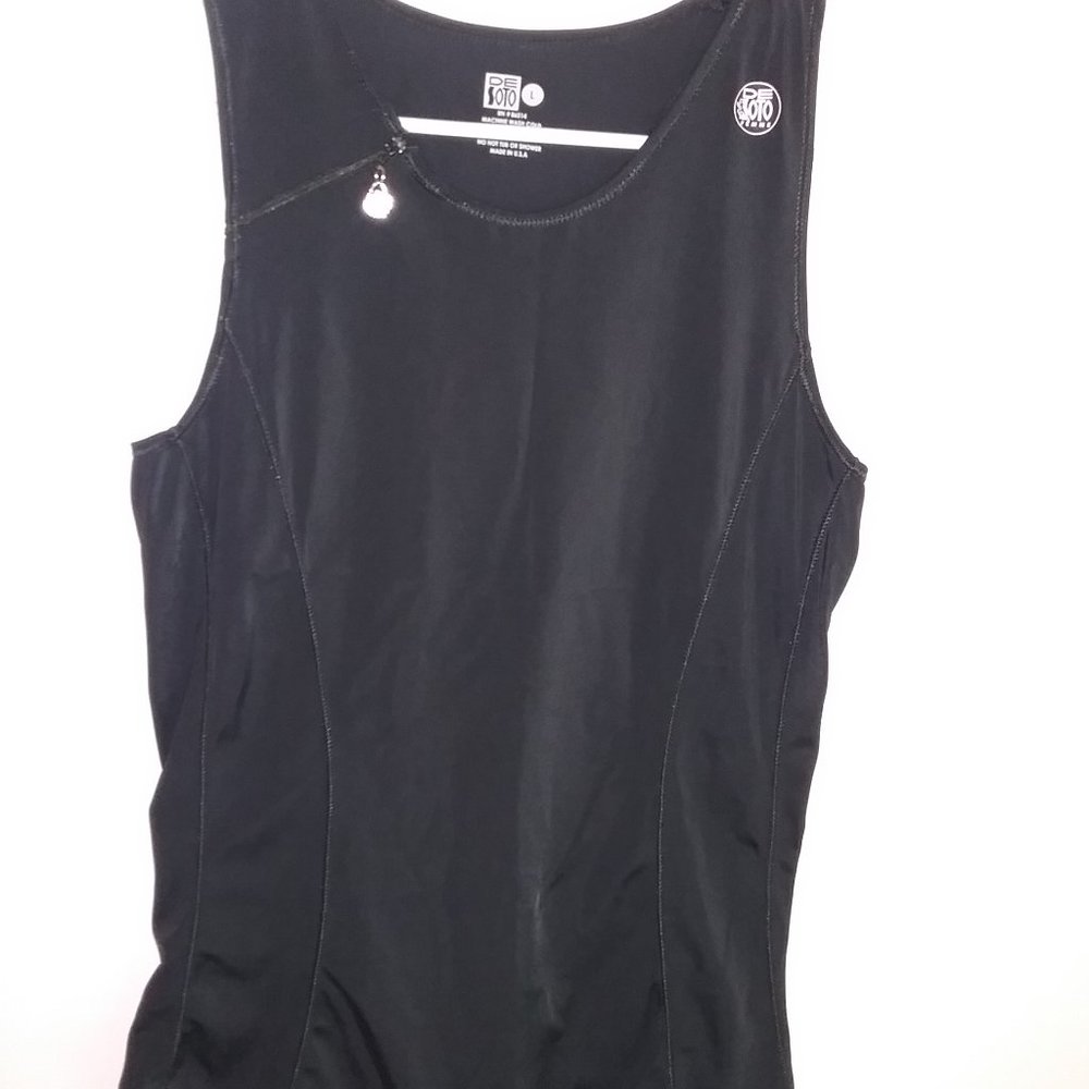 De Soto Sport Co., Women DSS, Quality Triathlion  Gear, Top, Size L